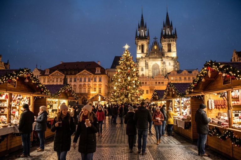 marché de noël à prague